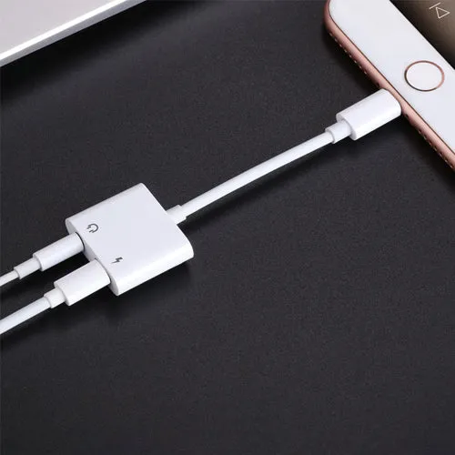 JOYROOM LIGHTNING ADAPTER / MINI JACK 3.5 MM WHITE S-Y104