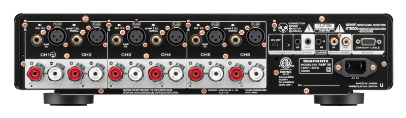 AMP 30 | Amplificateur de puissance à 6 canaux 200W Ultraplat