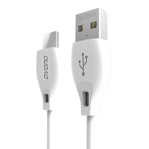 DUDAO USB TYPE C DATA CHARGING CABLE 2.4A 1M WHITE L4T 1M WHITE