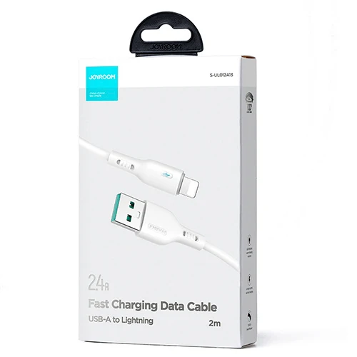 USB CABLE - LIGHTNING 2.4A 2M JOYROOM S-UL012A13 - WHITE