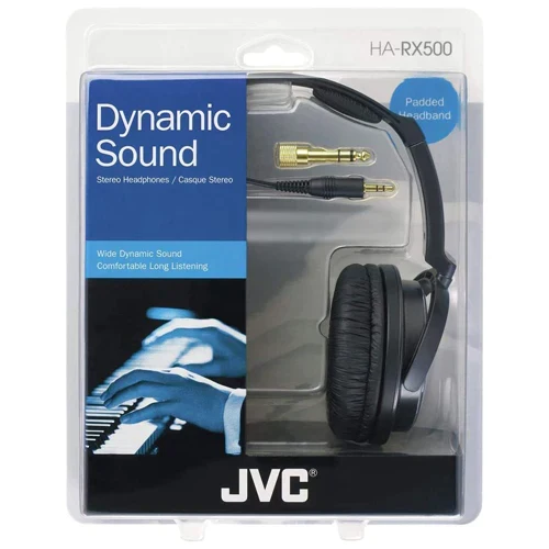 JVC HA-RX500 HEADPHONES BLACK