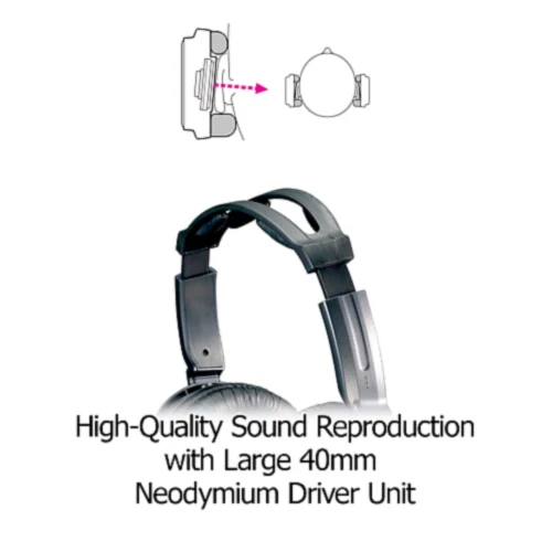 JVC HA-RX500 HEADPHONES BLACK