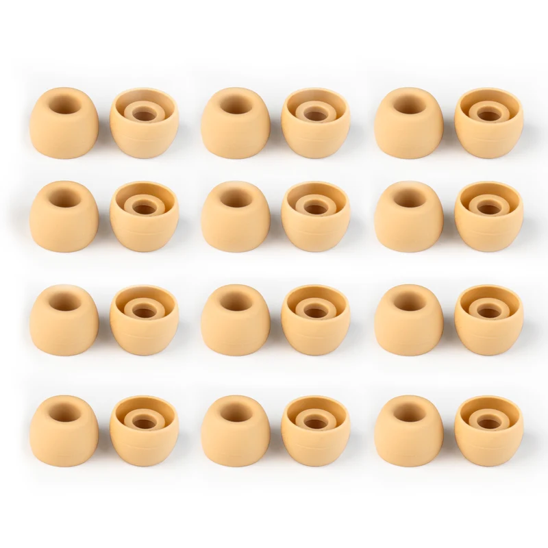 【KBEAR 4540 Coffee Eartips 】Silicone Eartips XS/S/M/L, Eartips to improve your IEM Experience, Hot Sale