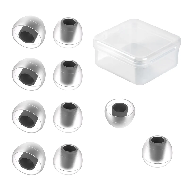 【KBEAR 07】 Silicone upgraded Eartips Noise Isolating Sound Improving with S/M/MS/L