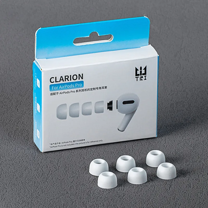 【TRI Clarion Eartips For AirPods Pro】 Designed for AirPods Pro 1st/2nd Series