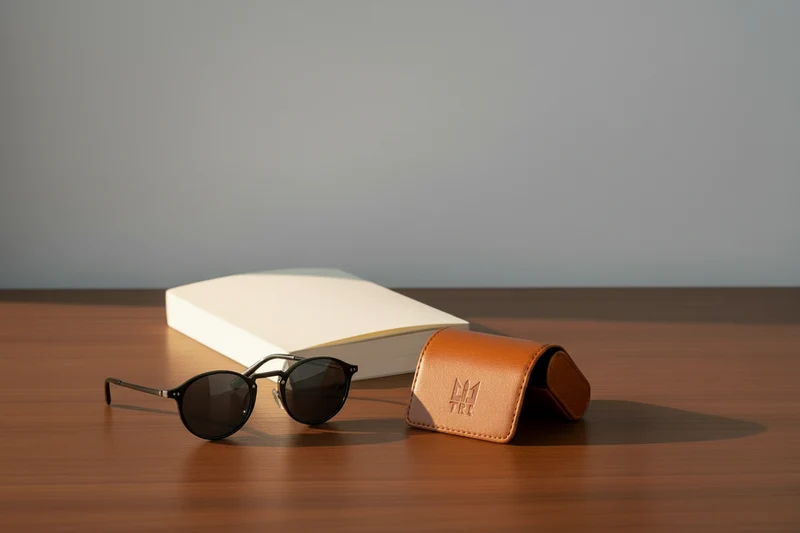 【TRI Leather Case 】High-end Leather Earphone Case Earphones and Cables Storage Case