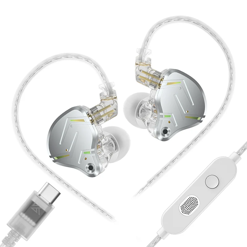【KZ ZST PRO X】1BA 1DD Hybrid Driver Gaming Earbuds, Deep Bass Sound IEM for Gaming Music Video
