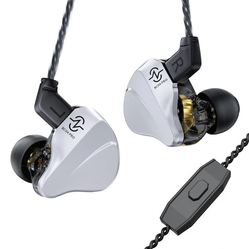 【CCZ BC04 PRO Duet——Clearance 】DD and BA Hybrid & High Dynamic In-ear IEM Earphones for Music