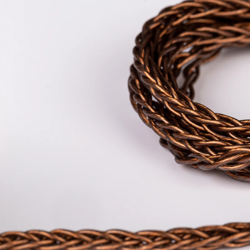 【KBEAR Crystal——Clearance】KBEAR 8-Core 7N OCC Upgraded Cable HiFi Sound Quality 1.2m Length
