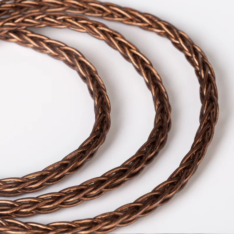 【KBEAR Crystal——Clearance】KBEAR 8-Core 7N OCC Upgraded Cable HiFi Sound Quality 1.2m Length