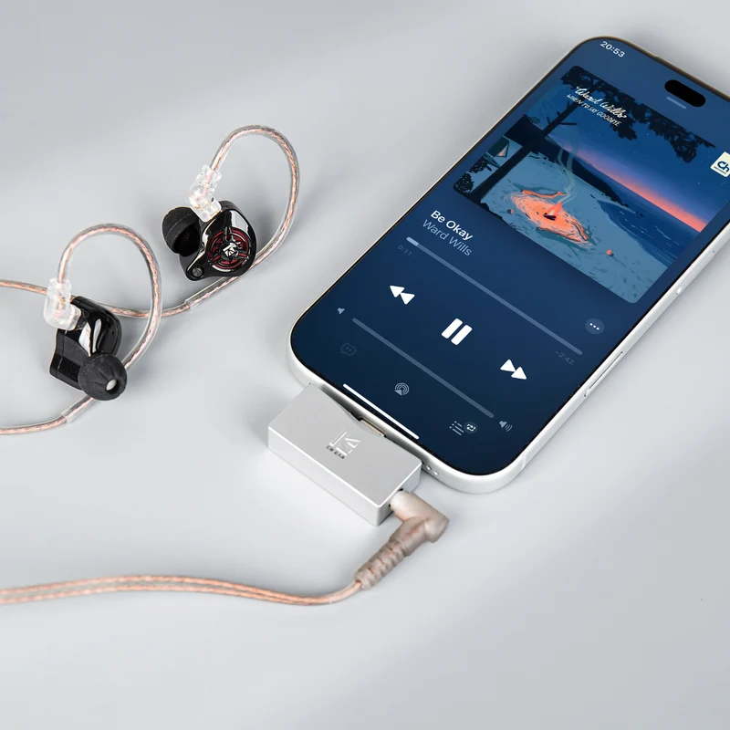 【KBEAR Luma TC06】Type C to 3.5mm 4.4mm Portable IEM DAC