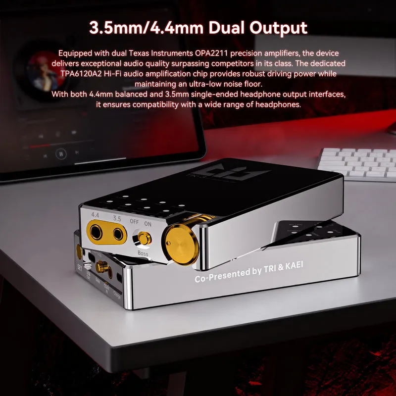 【TRI TK3】DAC/AMP Multi-functional Portable Audio DAC & Headphone Amplifier with USB/Bluetooth/Coaxial SPDIF Inputs