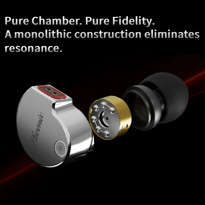 【CCA Phoenix】All-metal Dual Magnet Dynamic HiFi in Ear Monitors IEM Earphones