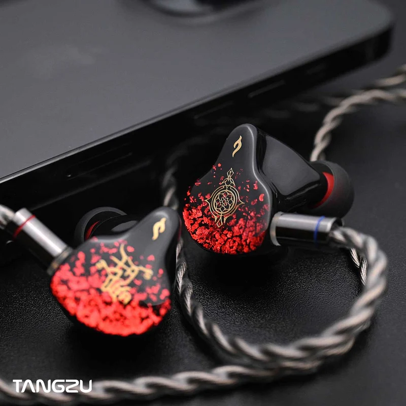 【Tangzu Nezha】6BA+1EST In Ear Monitors Multi-driver Wired Earbuds IEM, 3.5+4.4mm Cable
