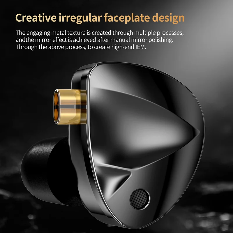 【KZ D-Fi】in Ear Monitor Headphone Dual Magnetic Circuit Dual Cavity Dynamic Wired Earbud HiFi IEM