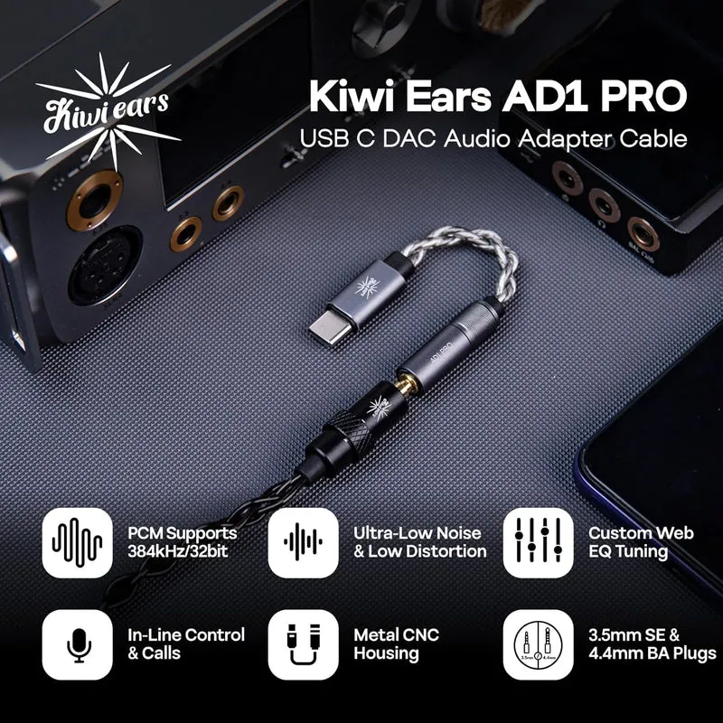 Kiwi Ears AD1 Pro Portable DAC & AMP