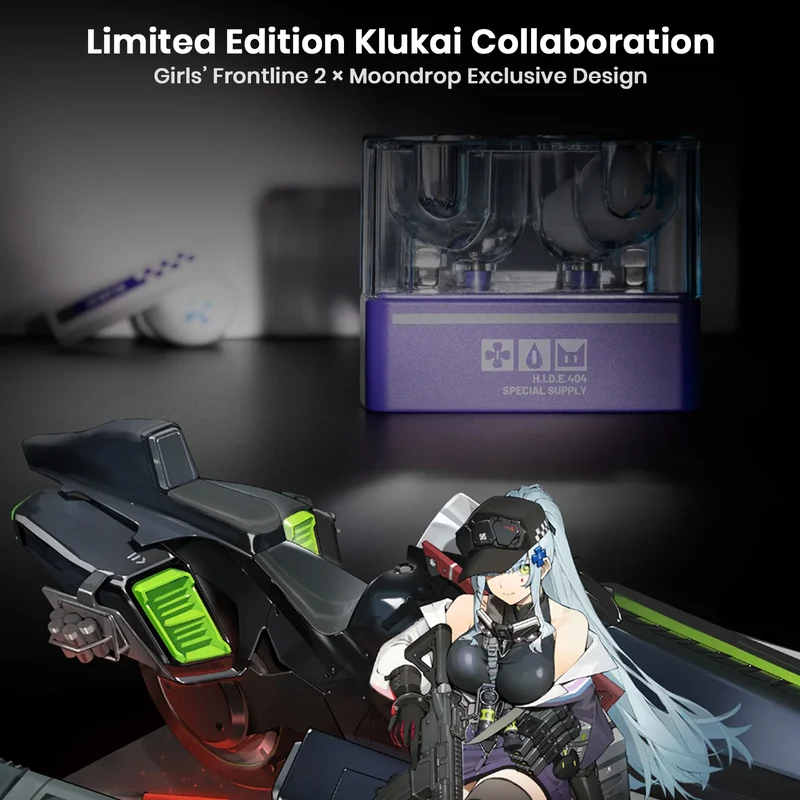 GIRLS' FRONTLINE 2 x MOONDROP KLUKAI Planar Driver True Wireless Earbuds