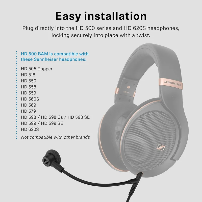Sennheiser HD 500 Boom Arm Mic