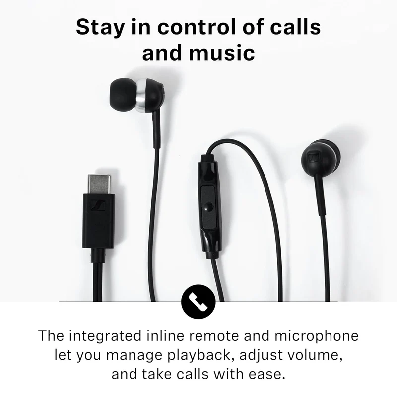 Sennheiser CX 80 U Type-C Earphones With Mic
