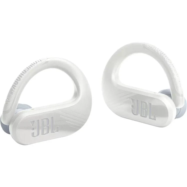 JBL Endurance Peak III | Casque de sport intra-auriculaire - 100 % sans fil - étanche - design Powerhook - blanc