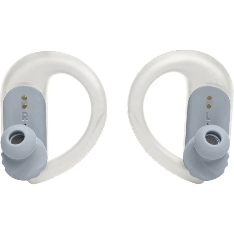 JBL Endurance Peak III | Casque de sport intra-auriculaire - 100 % sans fil - étanche - design Powerhook - blanc