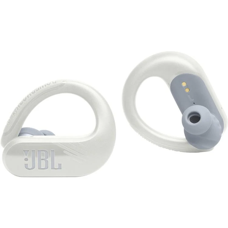 JBL Endurance Peak III | Casque de sport intra-auriculaire - 100 % sans fil - étanche - design Powerhook - blanc