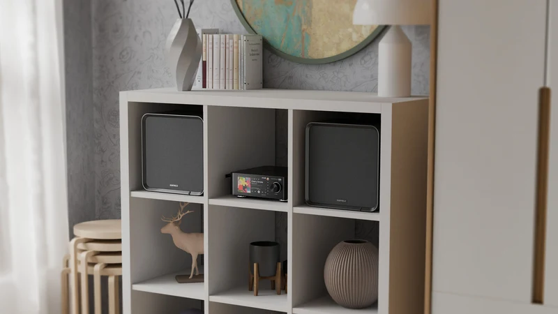eversolo SE100 | Enceintes acoustiques d'étagère passive