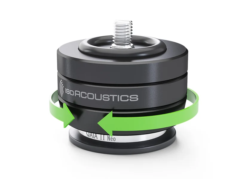 GAIA II Neo | Pieds isolateurs pour haut-parleurs et subwoofers max 121 lb (4 unités)