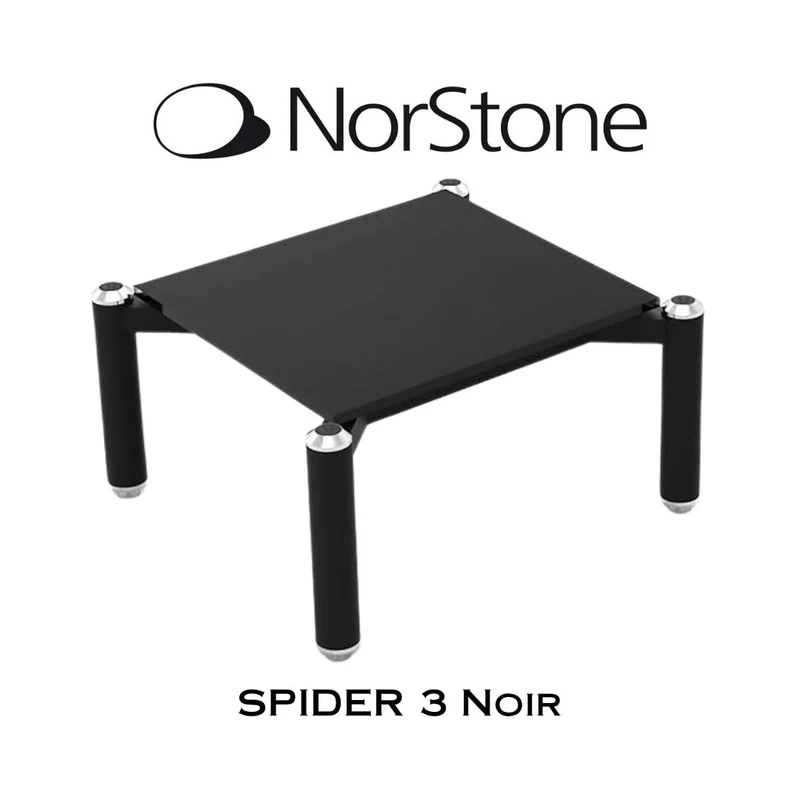NORSTONE - SPIDER MODULE 3 Meuble HiFi - Verre noir 14'' (Unité)