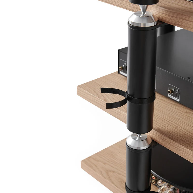 NORSTONE COPENHAGEN III | Module trois pour meuble audio haute-fidélité (Noir/Chêne)