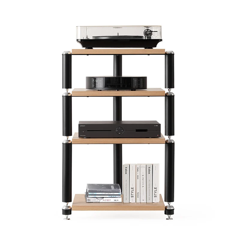 NORSTONE COPENHAGEN I | Module un pour meuble audio haute-fidélité (Noir/Chêne)