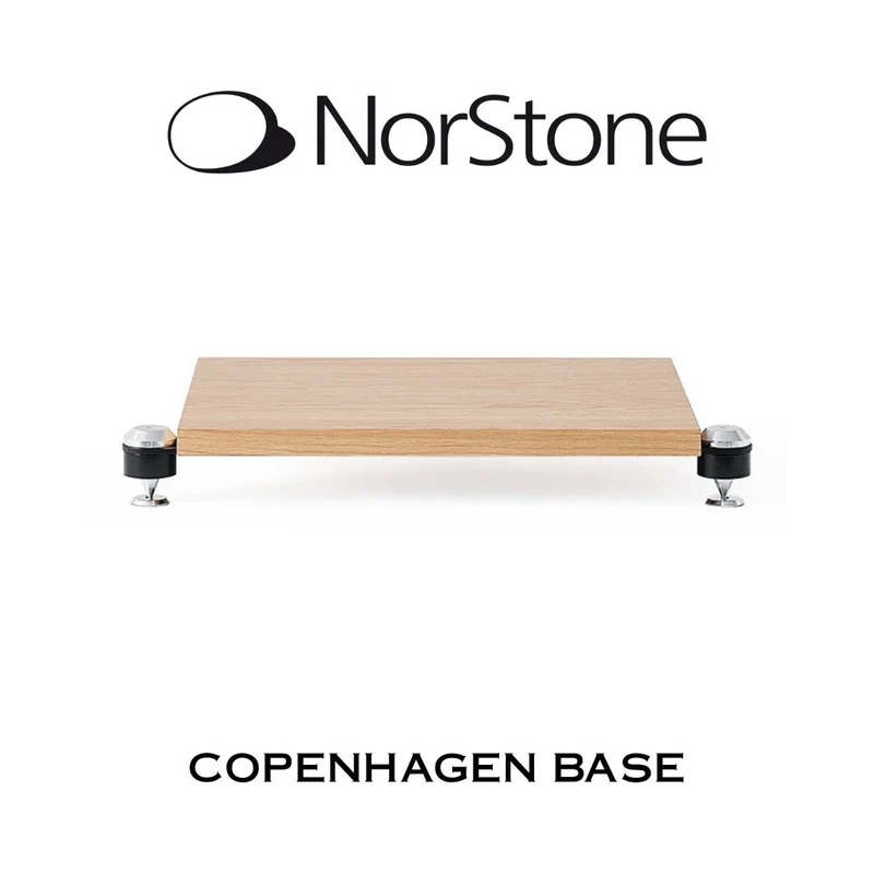 NORSTONE COPENHAGEN BASE | Module de base pour meuble audio haute-fidélité (Noir/Chêne)