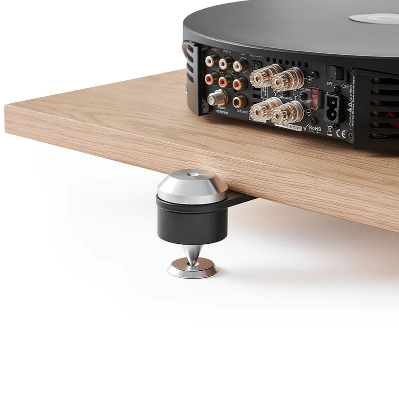 NORSTONE COPENHAGEN BASE | Module de base pour meuble audio haute-fidélité (Noir/Chêne)
