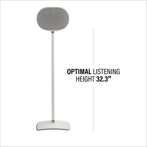 Sanus WSSE31W2 - Support d'enceinte pour Sonos Era 300 Blanc 32.3'' haut (Unité)