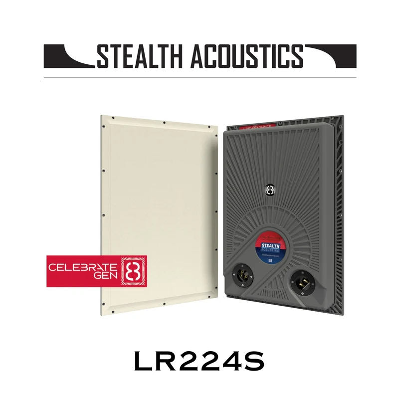 Stealth Acoustics LR224S | Enceinte invisible 2 voies Stéréo avec 1 hp 8'' (Unité)