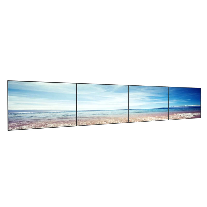 KANTO MBW41PT | Supports murale 4 écrans de 40'' à 60'' inclinable