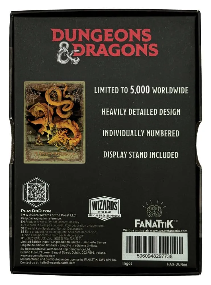 Lingot en métal Dungeons & Dragons Édition limitée