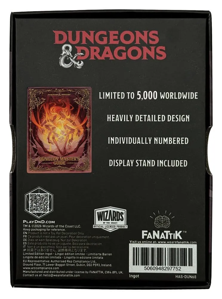 Lingot en métal Dungeons & Dragons Édition limitée