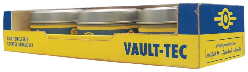 Coffret de 3 bougies parfumées Fallout Vault Dweller's
