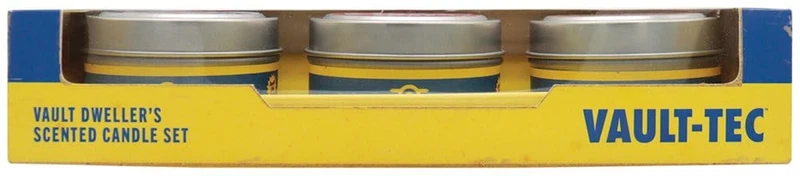 Coffret de 3 bougies parfumées Fallout Vault Dweller's
