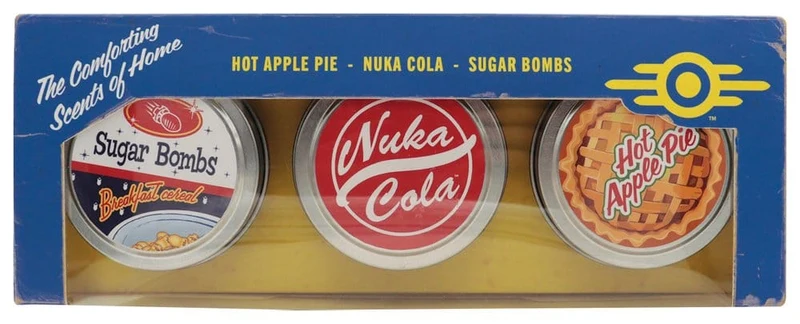 Coffret de 3 bougies parfumées Fallout Vault Dweller's