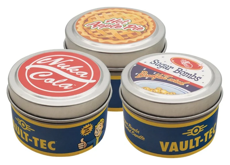 Coffret de 3 bougies parfumées Fallout Vault Dweller's