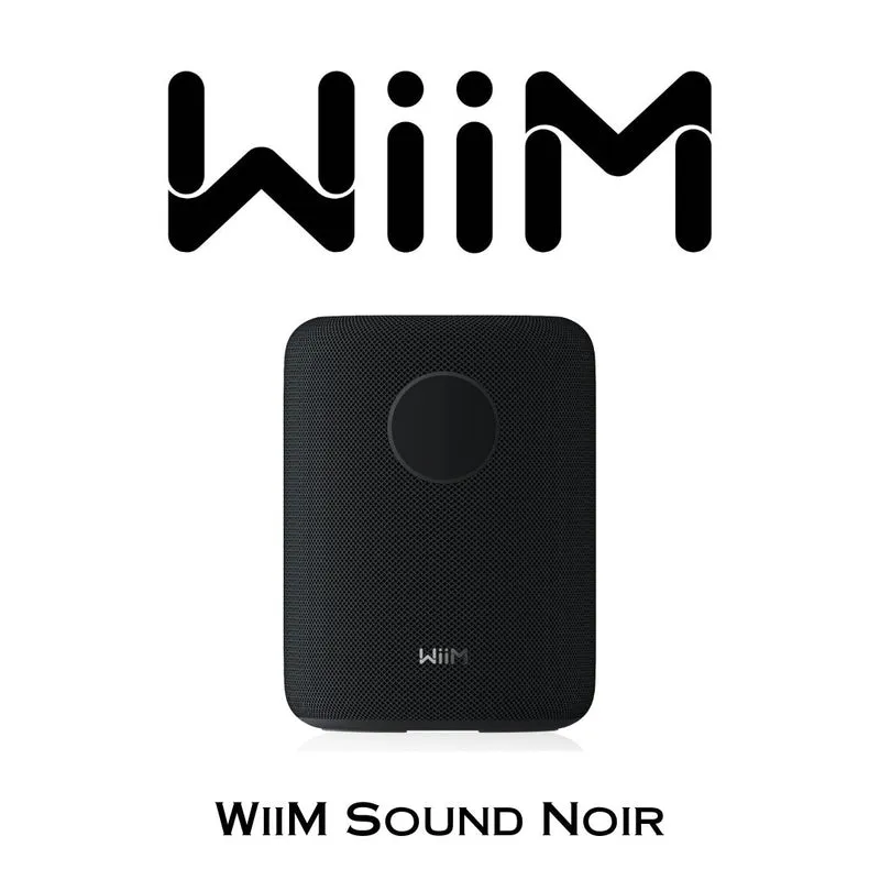 WiiMSOUND | Enceinte de streaming sans fil intelligente (Noir)