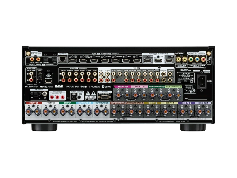 Denon AVR-A10H | Récepteur cinéma maison 13.4, 8K, 150W avec HEOS® Built-in
