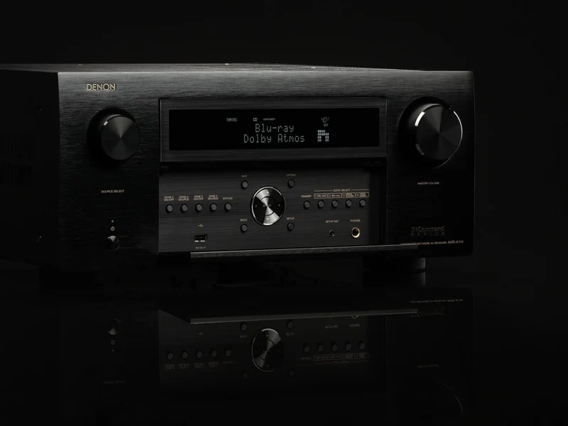 Denon AVR-A1H | Récepteur cinéma maison 15.4, 150Watts, 8K, HEOS