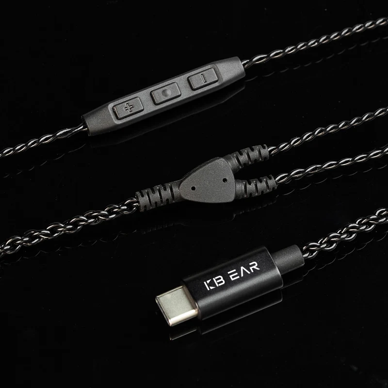 【KBEAR 4994】USB-C Decoding Upgraded Cables 2PIN/QDC to Type C Earphones Cables, 1.2m Long