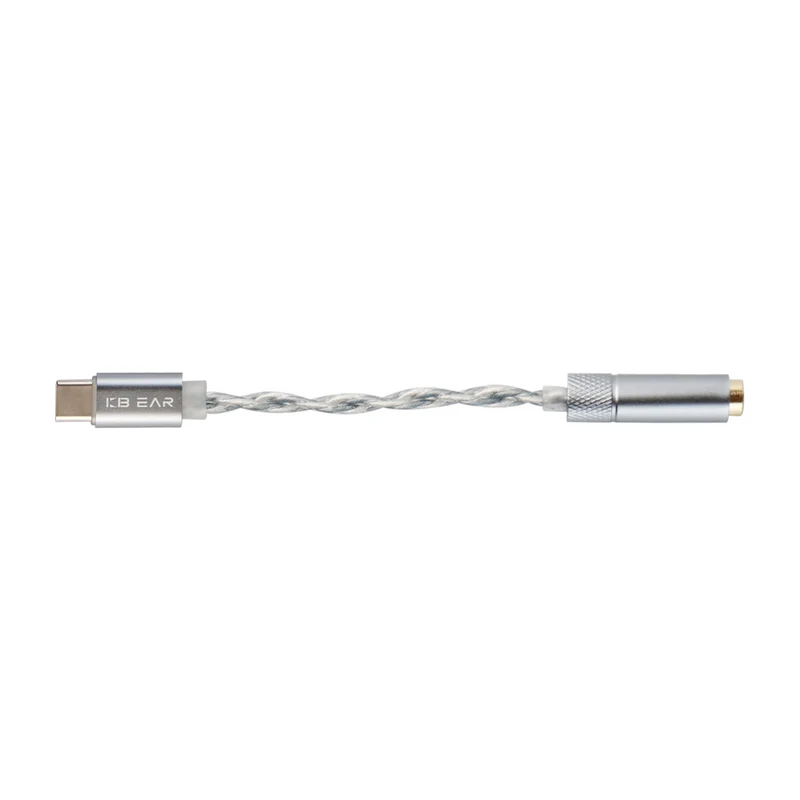 【KBEAR P30】 2-Strand 5N OFC Decoding Adapter Type-C to 3.5mm|Type-C to 4.4mm