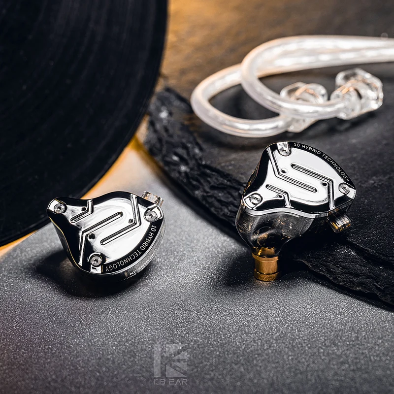【KZ ZS10 Pro】4BA+1DD Hybrid In Ear Monitors Headphones