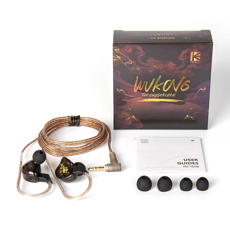 【KBEAR MONKIE K01】 Immersive Gaming Earbuds with HIFI Sound In-ear earphones IEM Headphones