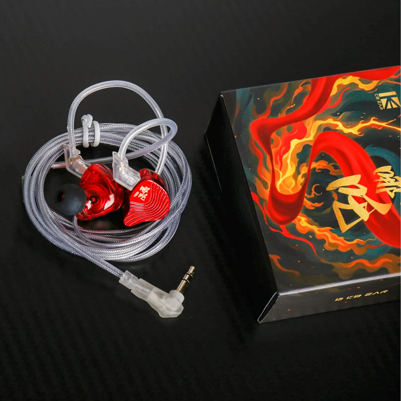 【KBEAR NZ02——Clearance】Dual Magnetic Circuit DD HIFI Earphones, Wired Gaming Earbuds